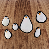 Under Of Sea Painting Stones Showpiece