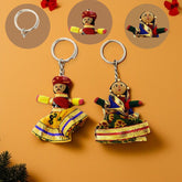 Wooden 2 Couple Key Chain For Car Bike 5 set