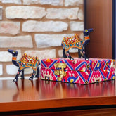 Beautiful Metal Camel Figurine - 1 Pair