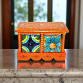 Wooden Dryfruits And Two Drawer Box