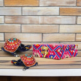Tortoise Metal Meenakari Set of - 2