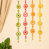 Rajasthani Chudi Line Wall Hanging Decoration set of 4 Pc