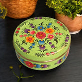 Hand Painted Spice Box With 7 Compartments