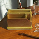 Wooden Desk Pen Holder Compartment Set of 50