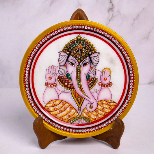 Handmade marble plates