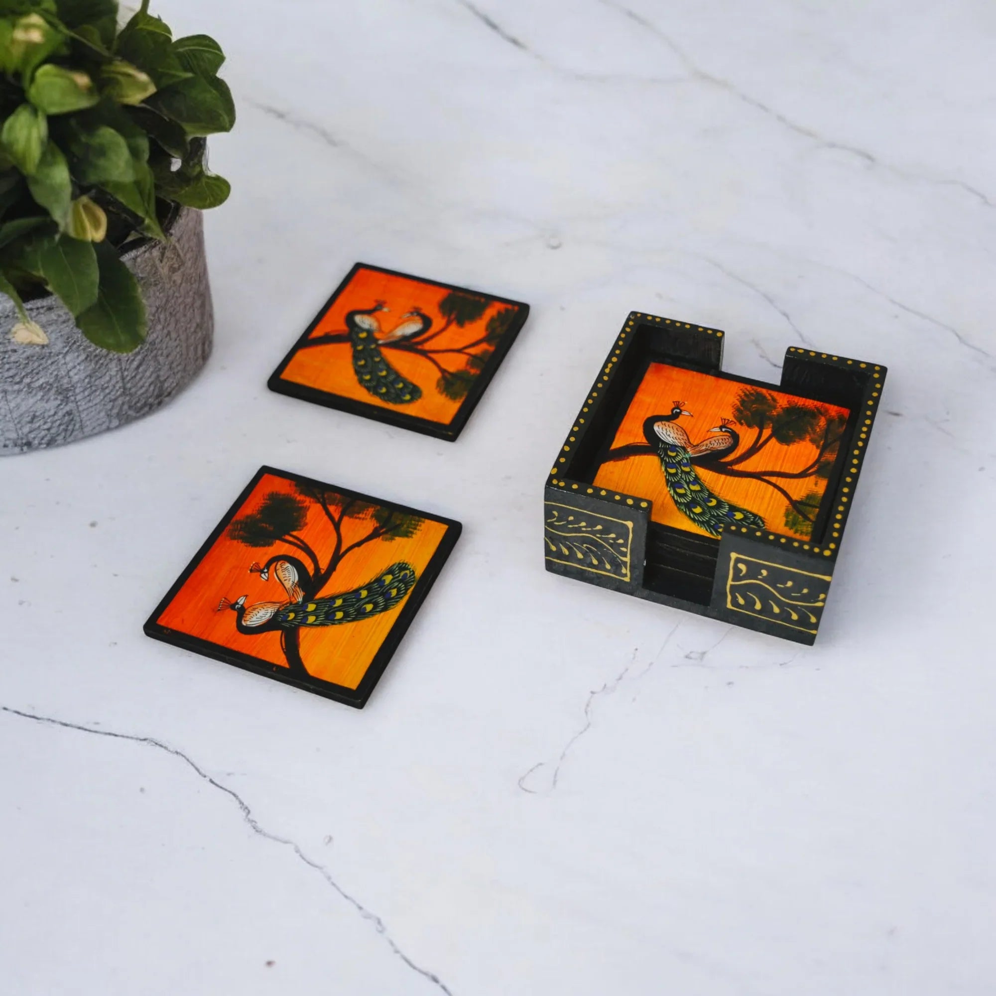 Buy Handmade Coasters Online | OxyRoots Handicraft India – Oxyroots ...
