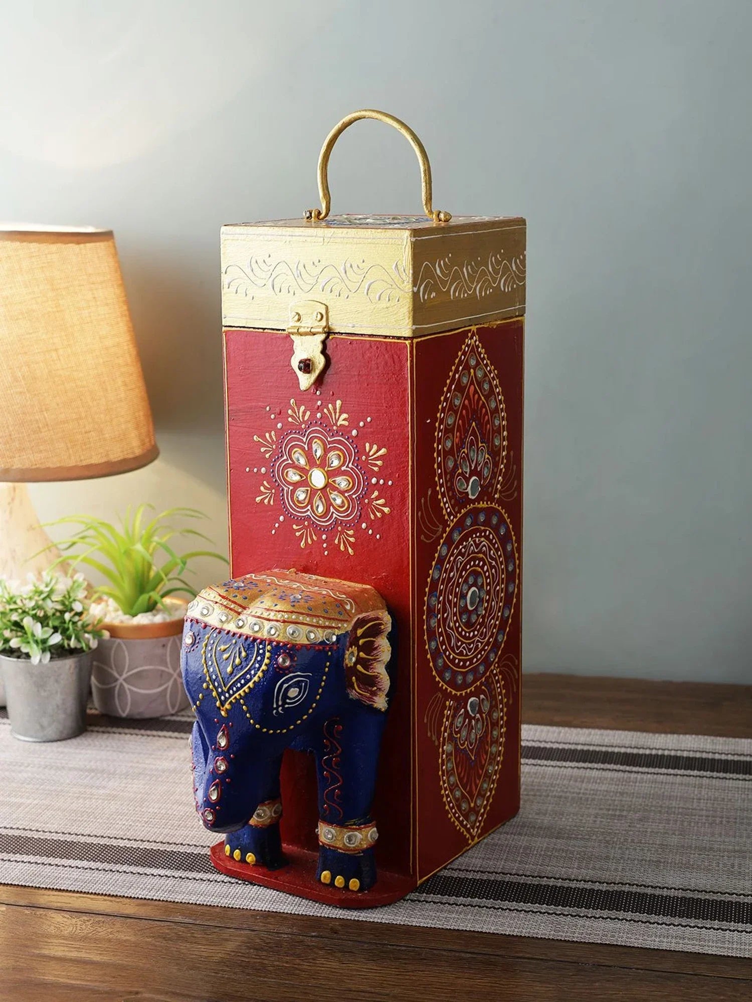 Buy Handmade Wine Boxes in India | Artisan Wine Gift Cases – Oxyroots ...