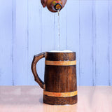 Wooden Beer Mug With Handle