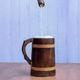 Wooden Beer Mug With Handle