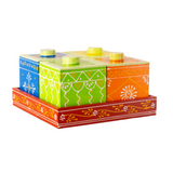 Wooden Dry Fruit Tray Box Set of 4