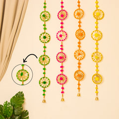 Rajasthani Chudi Line Wall Hanging Decoration set of 4 Pc