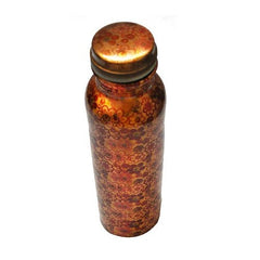 Beautifully Pure Brass Modern Printed and Outside Lacquer Coated Bottle