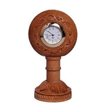 Wooden Carved Watch Study Table Top Decor