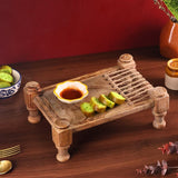 Wooden Khaat Platter Multipurpose