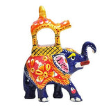 Small Ambabari Elephant Statue Pair for Showpiece