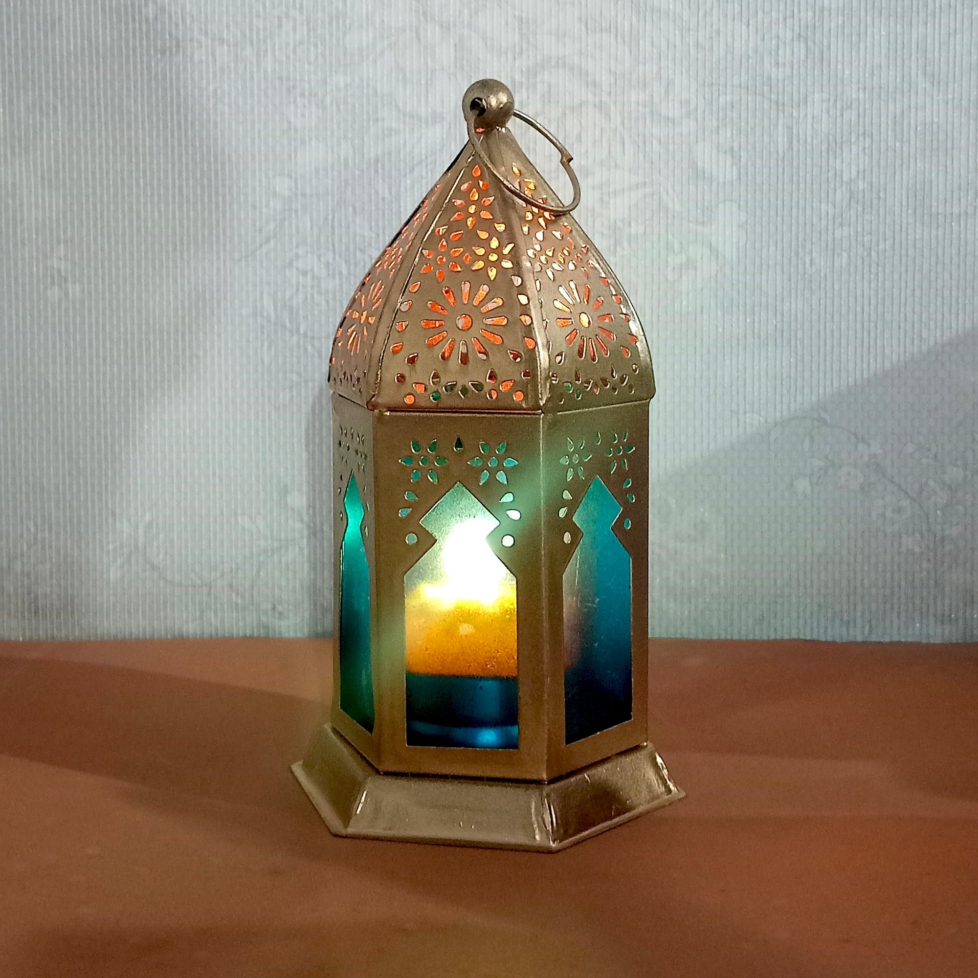 Marakan Lamp Tealight Candle Set of 3 Pcs - 6 Inch