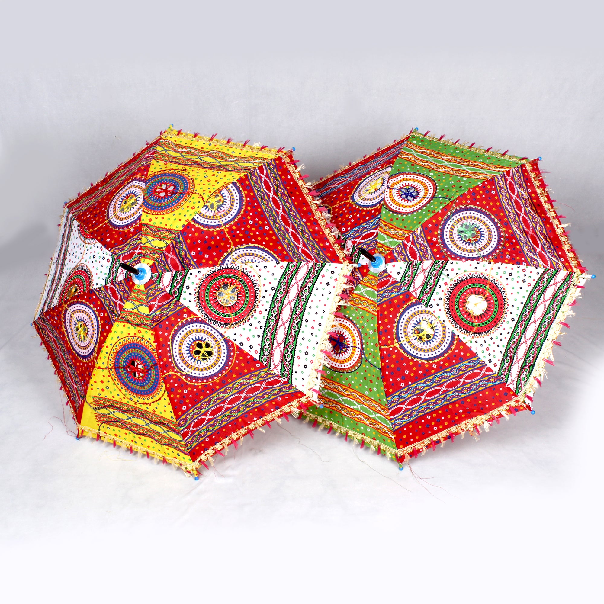 Design Rajasthani Umbrella pair  - Colourful