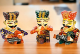 Wooden Musician Painted Babla Set of 5 In 4 Inch Multicolor