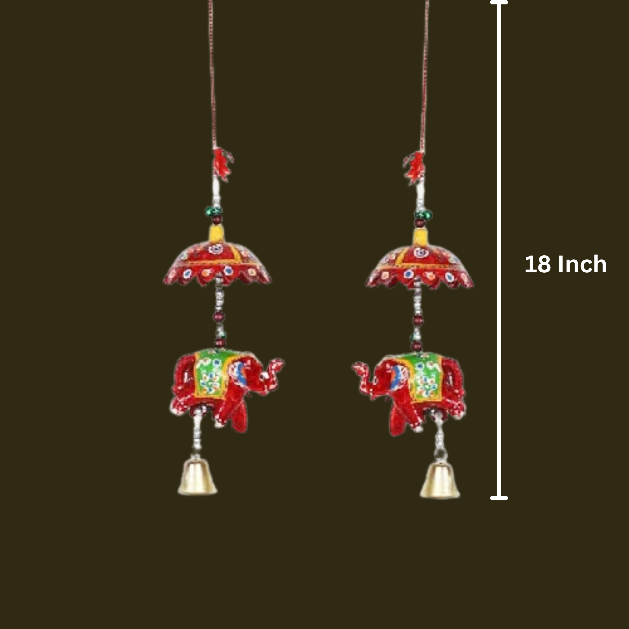 Beautiful Elephant Hanging Door For Home Set of 4 pc