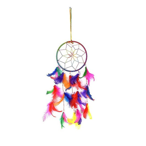 Beautifull Dream Catcher Jhoomer Wall Hanging Multi Color - 8X22 Inch