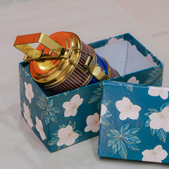 Hand Painted 3 Tier Steel Tiffin Box