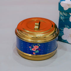 Hand Painted 3 Tier Steel Tiffin Box