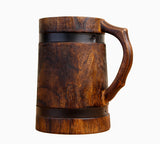 Wooden Beer Mug With Handle