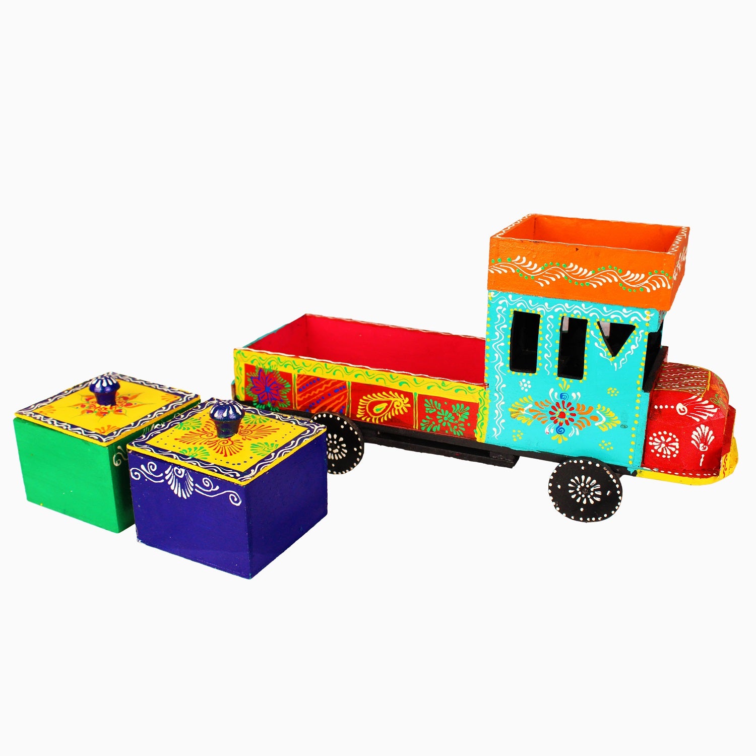 Wooden Toy Truck Box Set Of 2