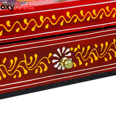 Wooden Drawer With Tray Small Sturdy Serving Tea