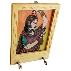 Wooden Hand Painting 2 Pin Key Holder