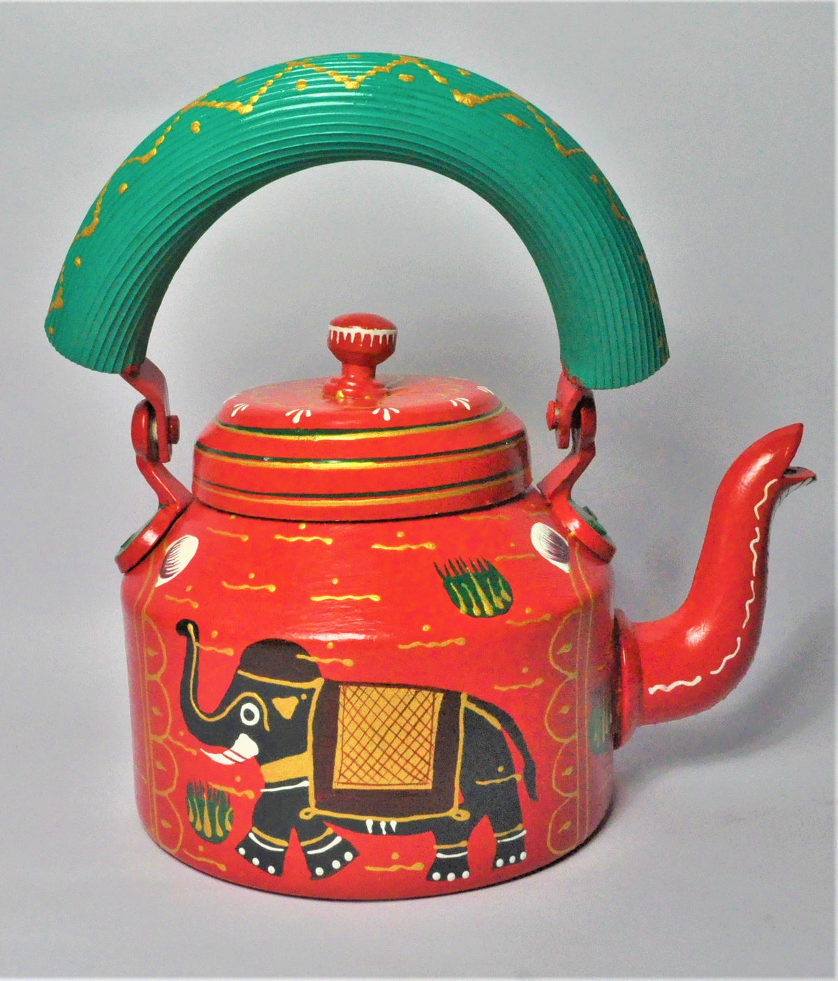 Hand Painted Aluminium Single Kettle