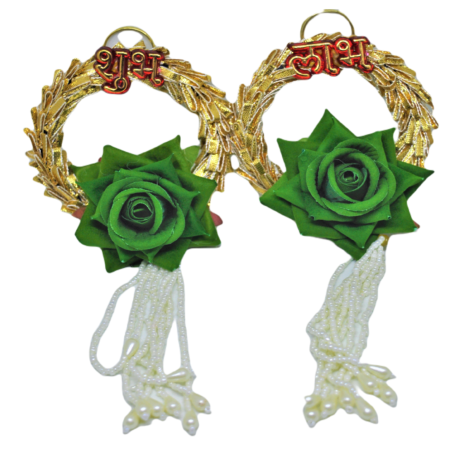 Shubh Labh Rose Flower Wall Hanging