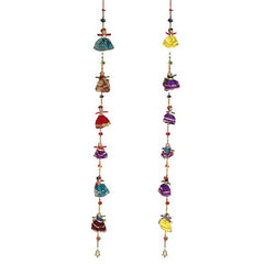 Wooden Puppets Hangings Door Set Of 2