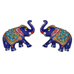 Small Elephant Statue Showpiece Pair - 2 Inch