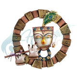 Metal Lord Krishna Wall Mounted Hanging