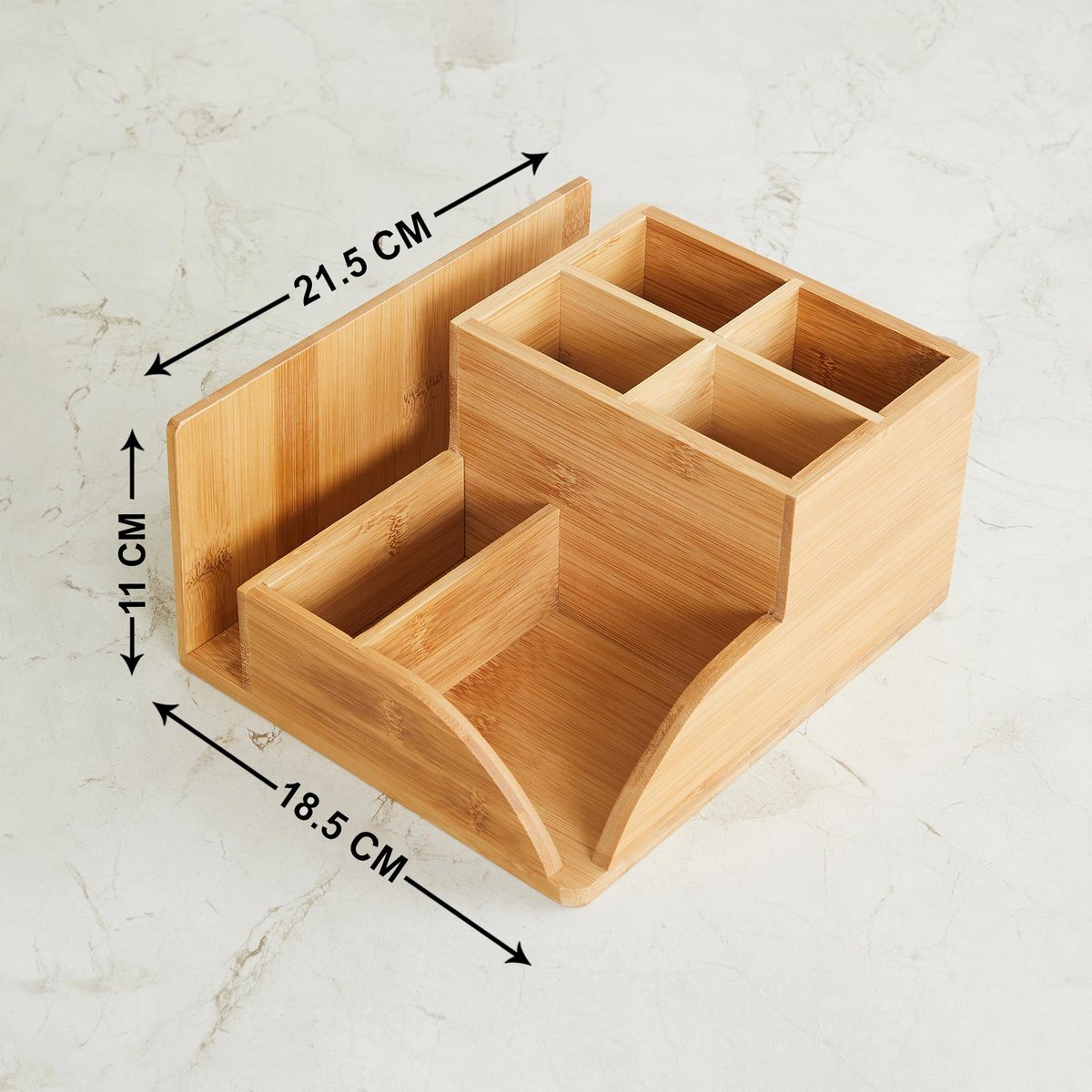 Wooden Regan Bamboo Desktop Storage