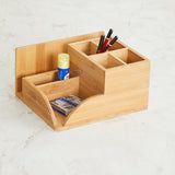 Wooden Regan Bamboo Desktop Storage