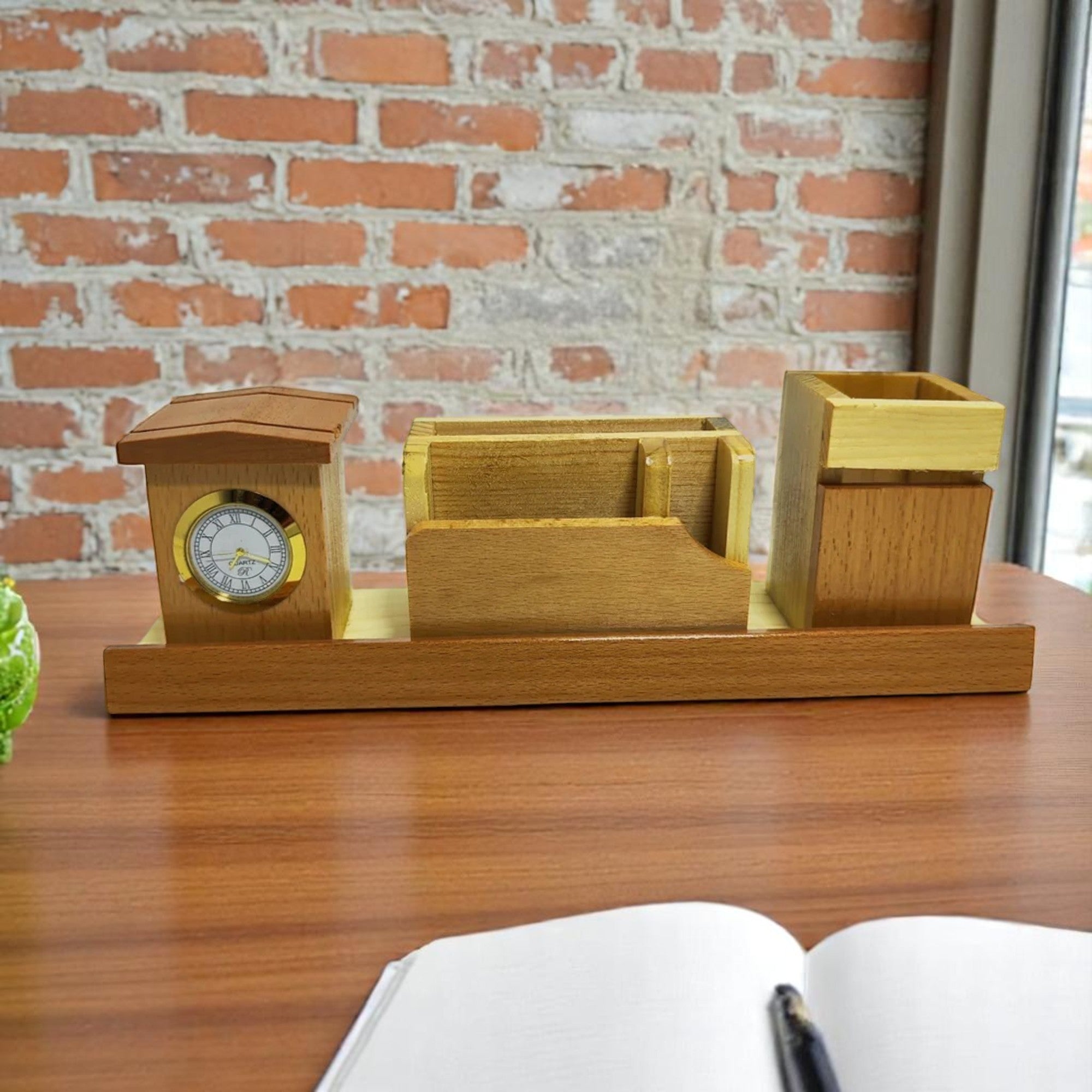 Wooden Pen Stand Table Set Of 50 – OXYROOTS HANDICRAFT PVT. LTD.