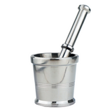 Silver Stainless Steel Mortar And Pestle Set