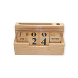 Wooden Desk Pen Holder With Calender Set of 50