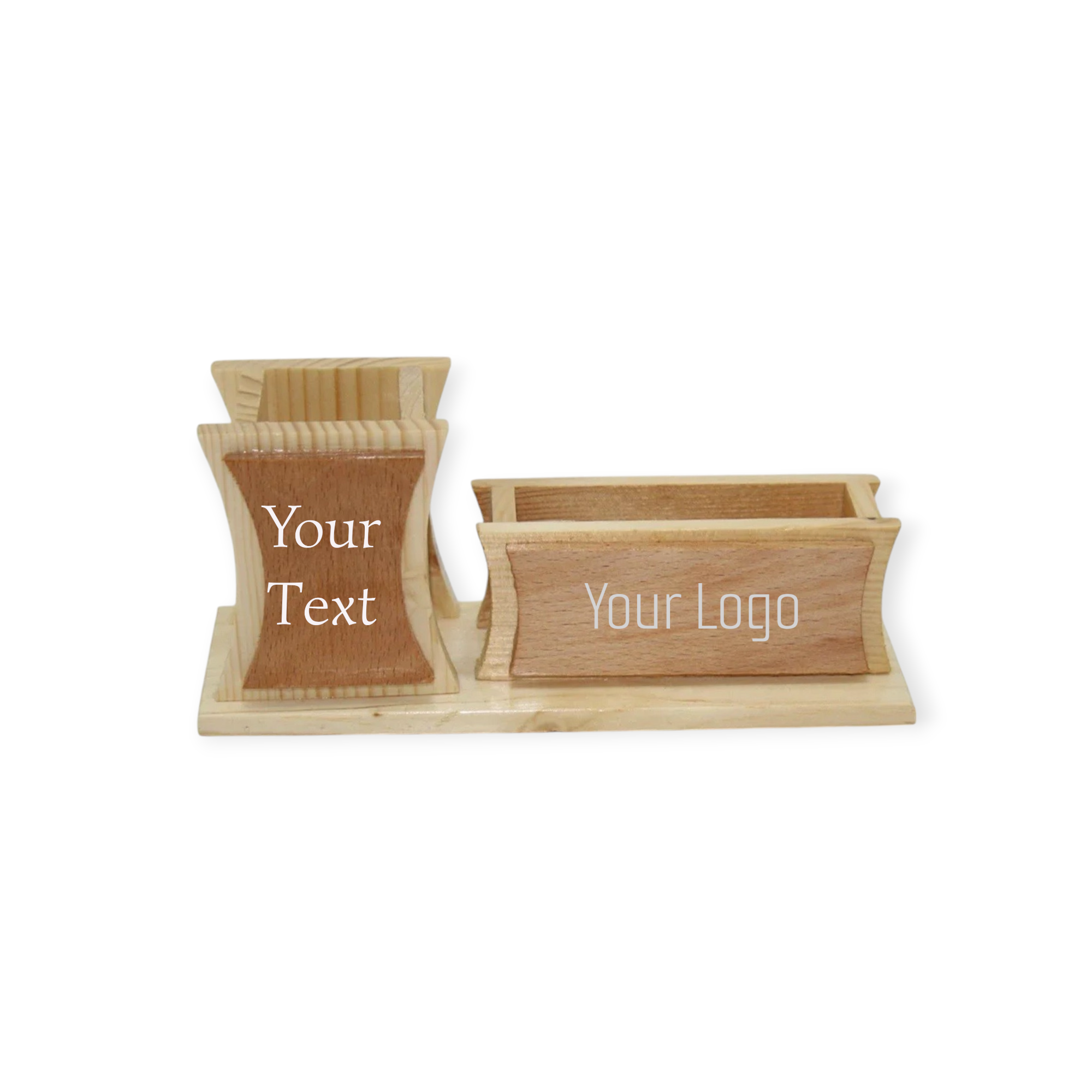 Wooden Desk Pen Holder Set of 50