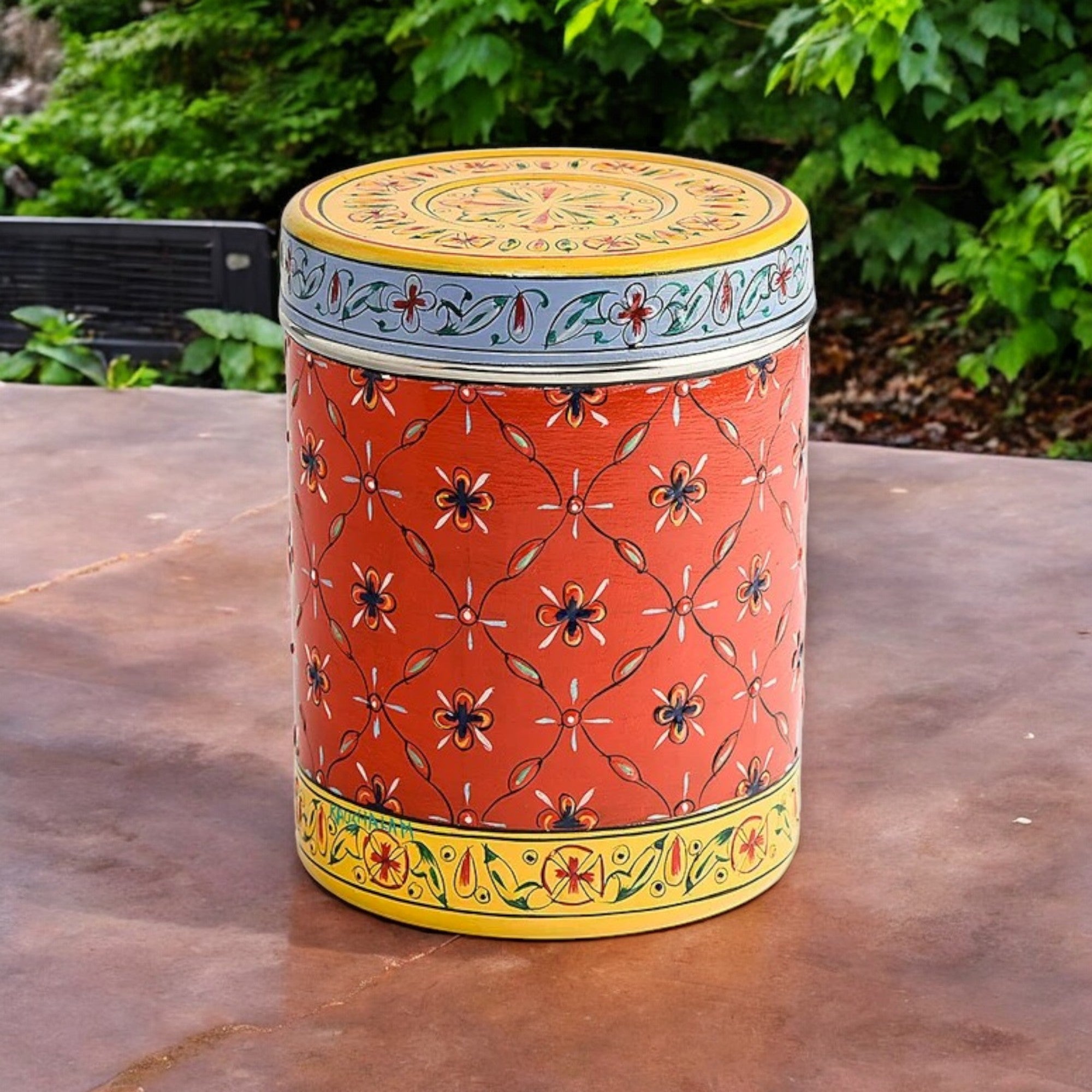 handmade steel container