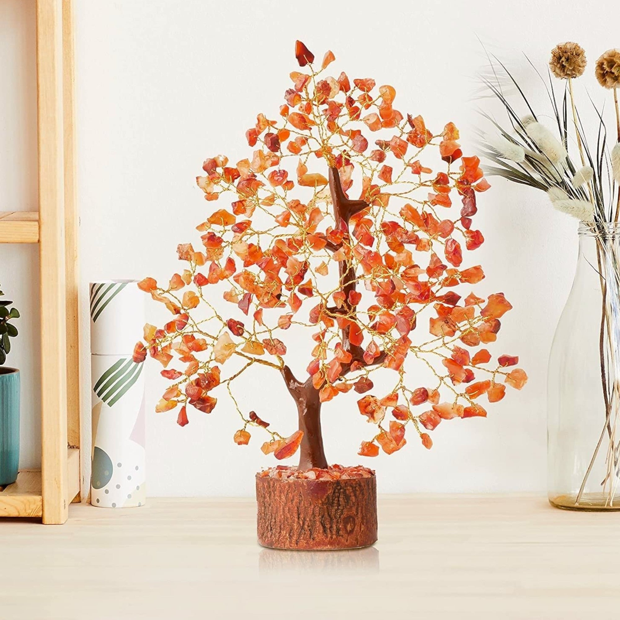 Decorative Handmade Tree Handmade Gemstone Tree Decorative – Oxyroots Handicraft