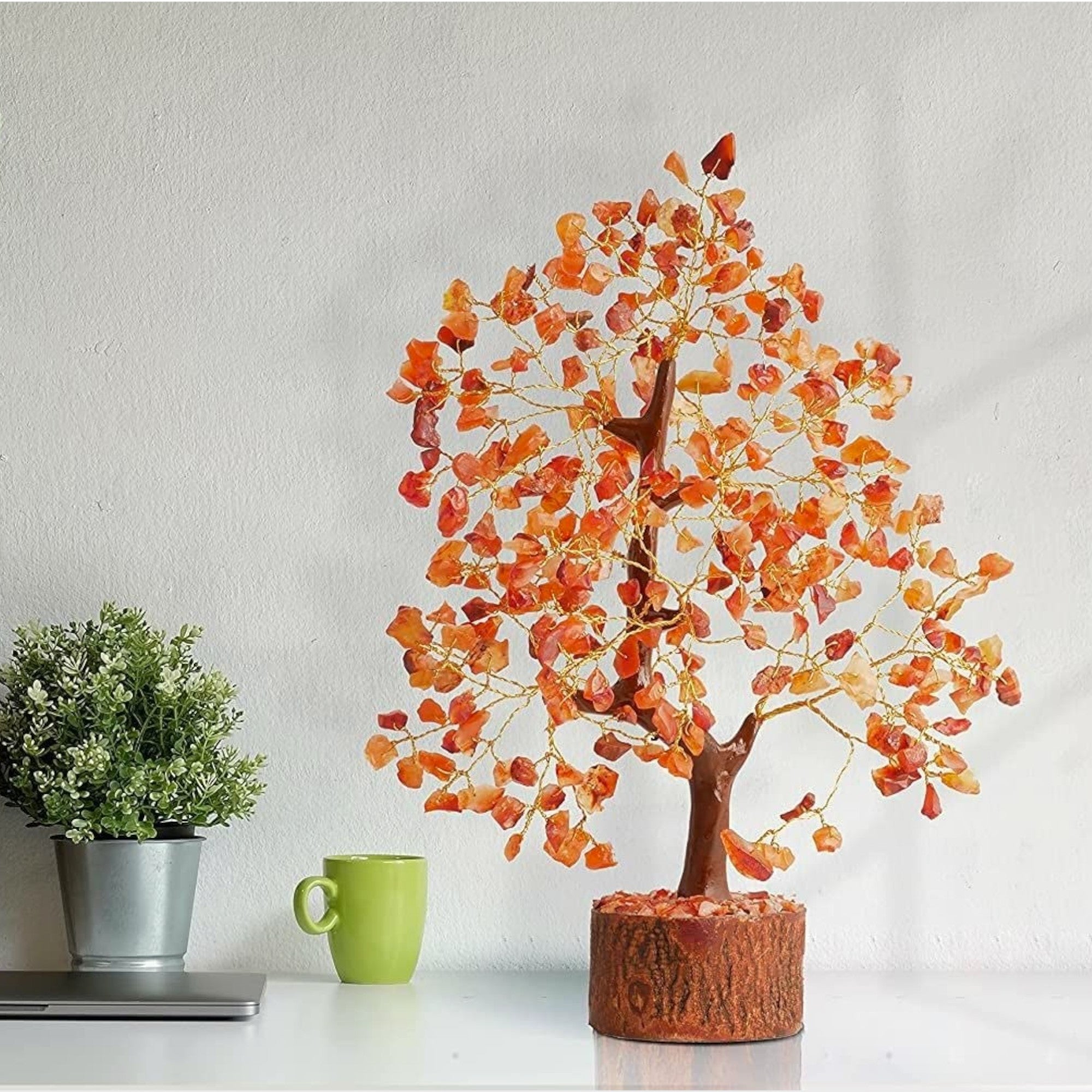 Decorative Handmade Tree Handmade Gemstone Tree Decorative – Oxyroots Handicraft