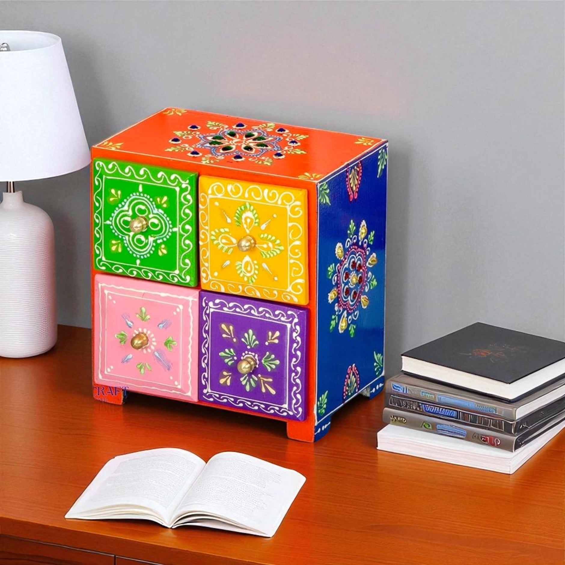 Handmade Wooden Drawer Box Online – Oxyroots Handicraft