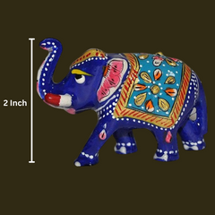 Small Elephant Statue Showpiece Pair - 2 Inch