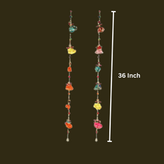 Wooden Puppets Hangings Door Set Of 2