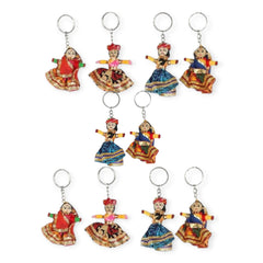 Wooden 2 Couple Key Chain For Car Bike 5 set