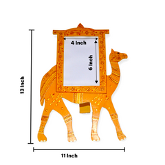 Wooden Camel Shaped Photo Frame 6x4 inch