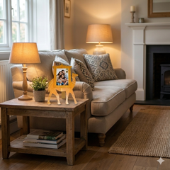 Wooden Camel Shaped Photo Frame 6x4 inch